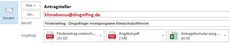 Antragsstellung 