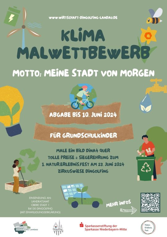 Klimamalwettbewrerb - Plakat